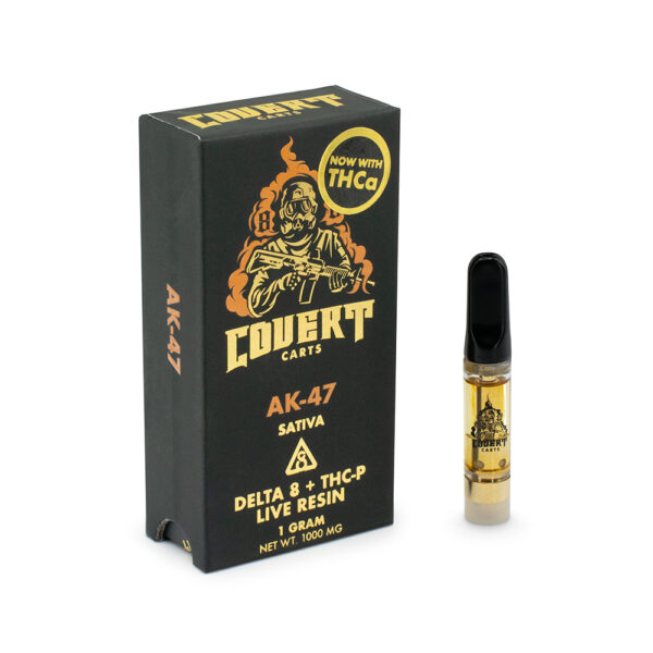 COVERT CARTS 1G LIVE RESIN – AK-47 (SATIVA)