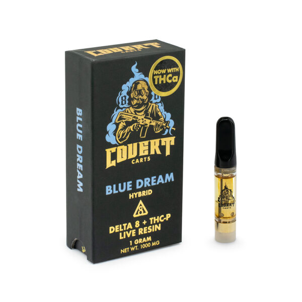 COVERT CARTS 1G LIVE RESIN – BLUE DREAM (HYBRID)