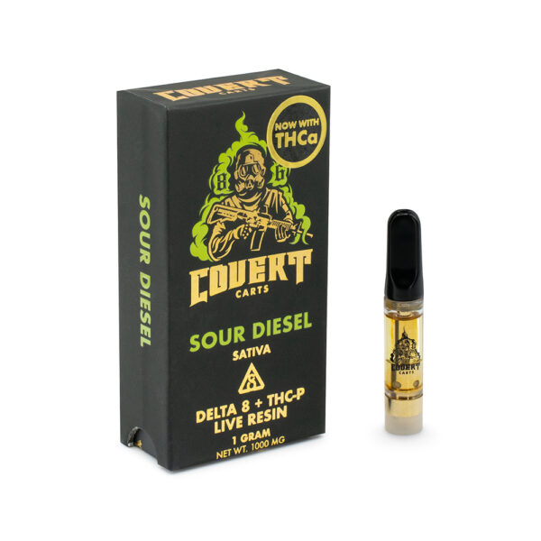 COVERT CARTS 1G LIVE RESIN - SOUR DIESEL (SATIVA)
