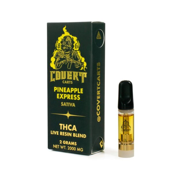 Covert THCA Live Resin 2G Cart Pineapple Express - Sativa